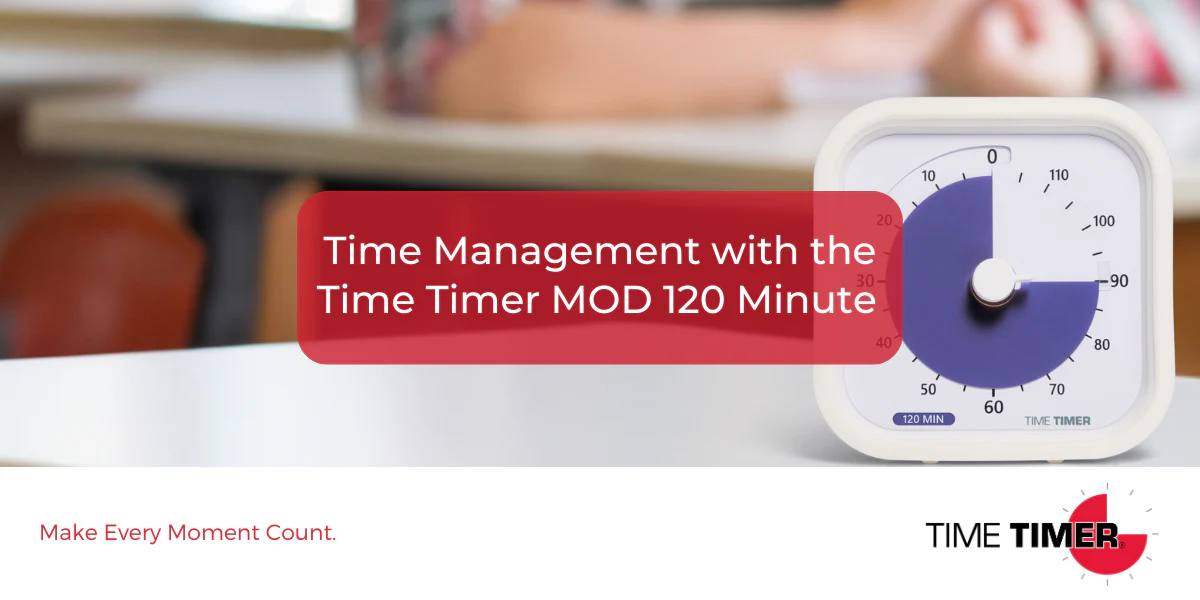 Gestion du temps avec le Time Timer® MOD 120 Minute