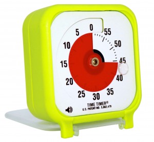 Time Timer Pocket in colour!  Spring Edition