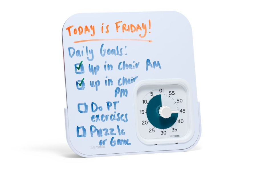 Time Timer® Pro Applied® Visuele Timer 60 minuten + Magnetisch Dry Erase Board