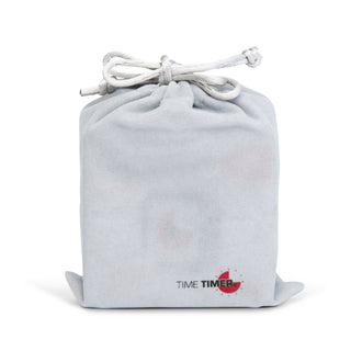 Time Timer Original 3 inch Visual Timer - Pocket. The Time Timer 3-inch comes in a soft, grey carrying bag with the Time Timer logo. 