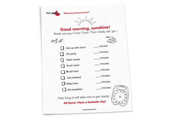Checkliste für die Morgenroutine