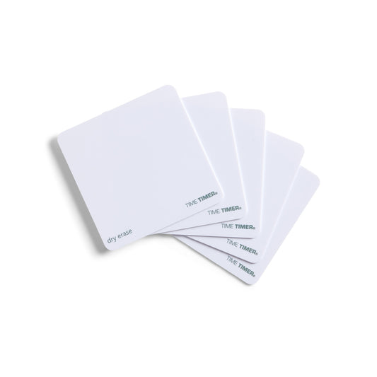 Time Timer® Originals Zubehör – Zusätzliche abwischbare Aktivitätskarten (5er-Set)