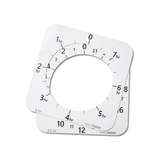 Time Timer® MAX – Zusätzliche Ziffernblätter & 3 Marker